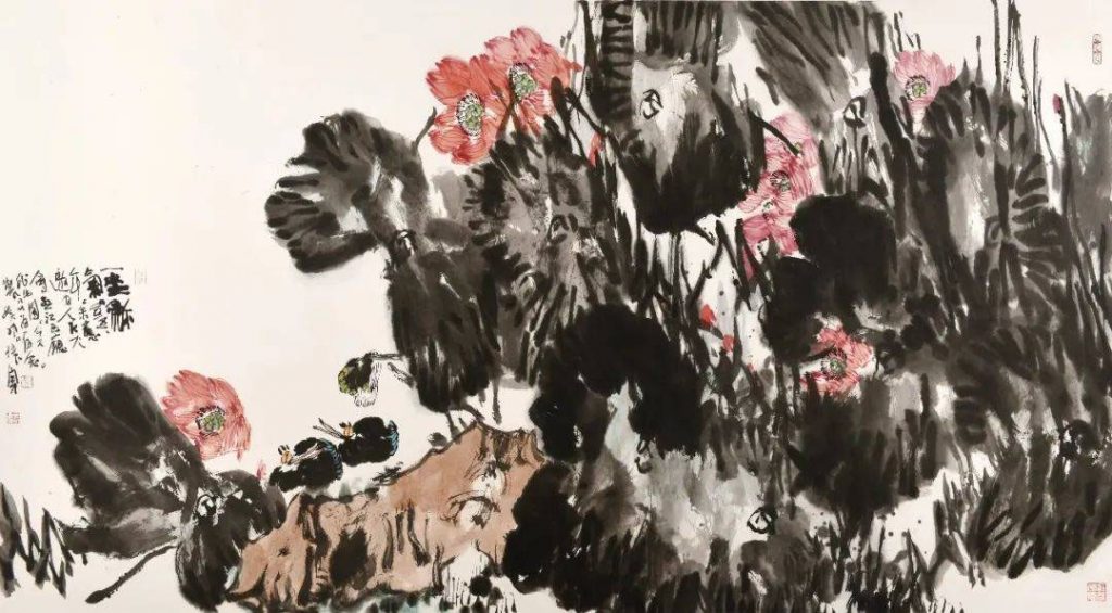 《一堂和氣》98x180cm