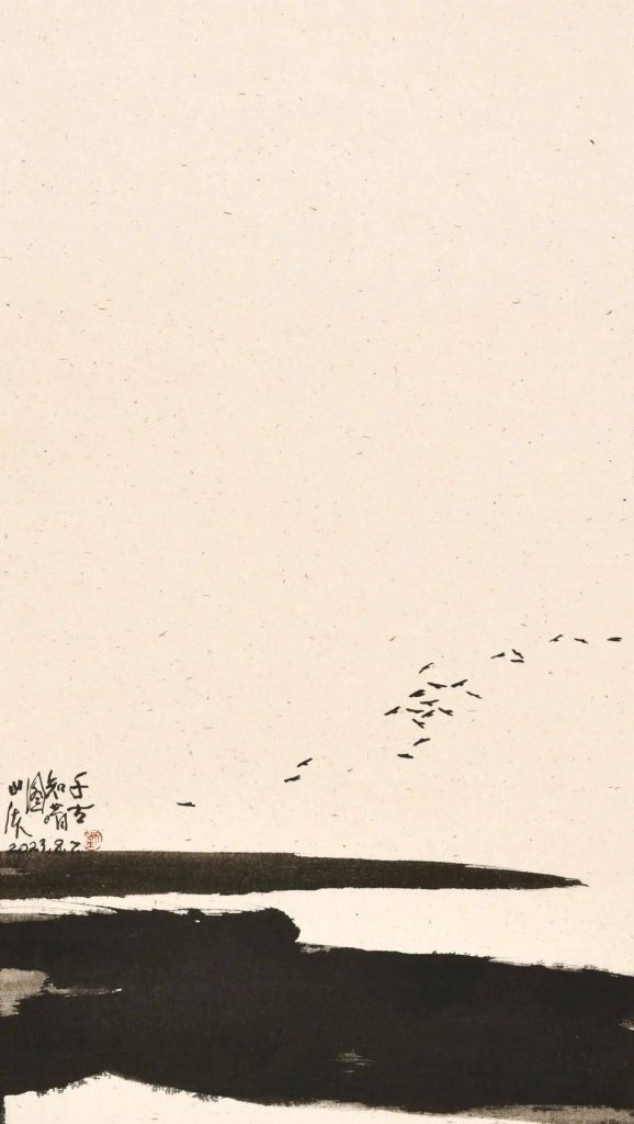 《千古知音圖》73x43cm
