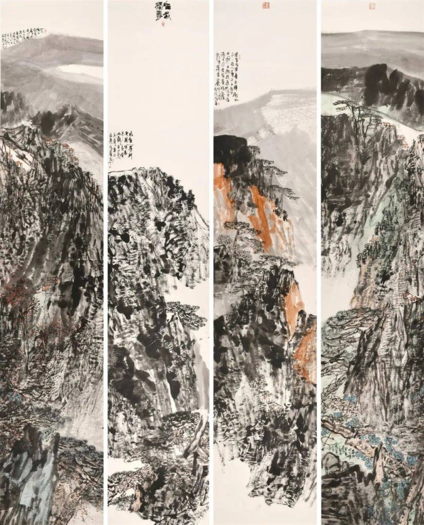 《唯我獨尊》363x72cmx4