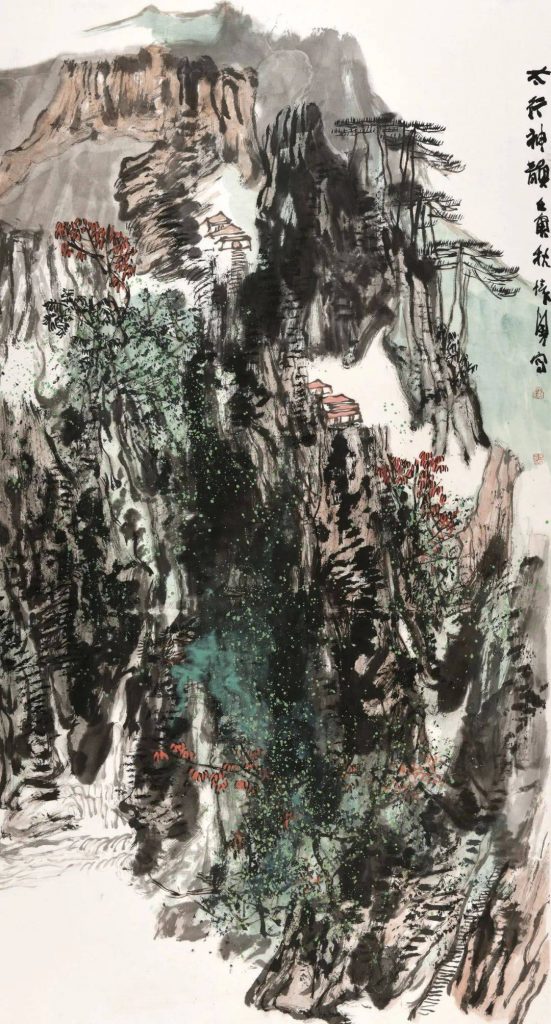 《太行神韻》138x68cm