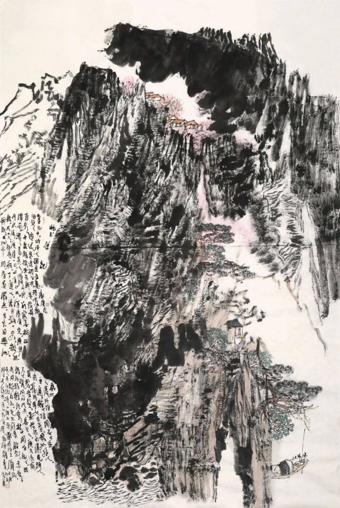 《桃花源記》240x140cm