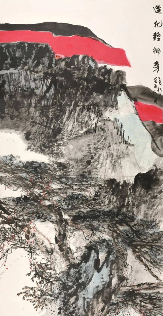 《造化鍾神秀》367x144cm