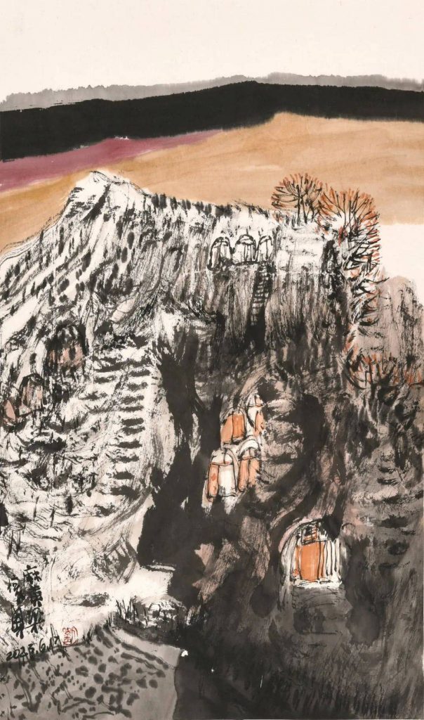 《麻黃粱》59x34cm